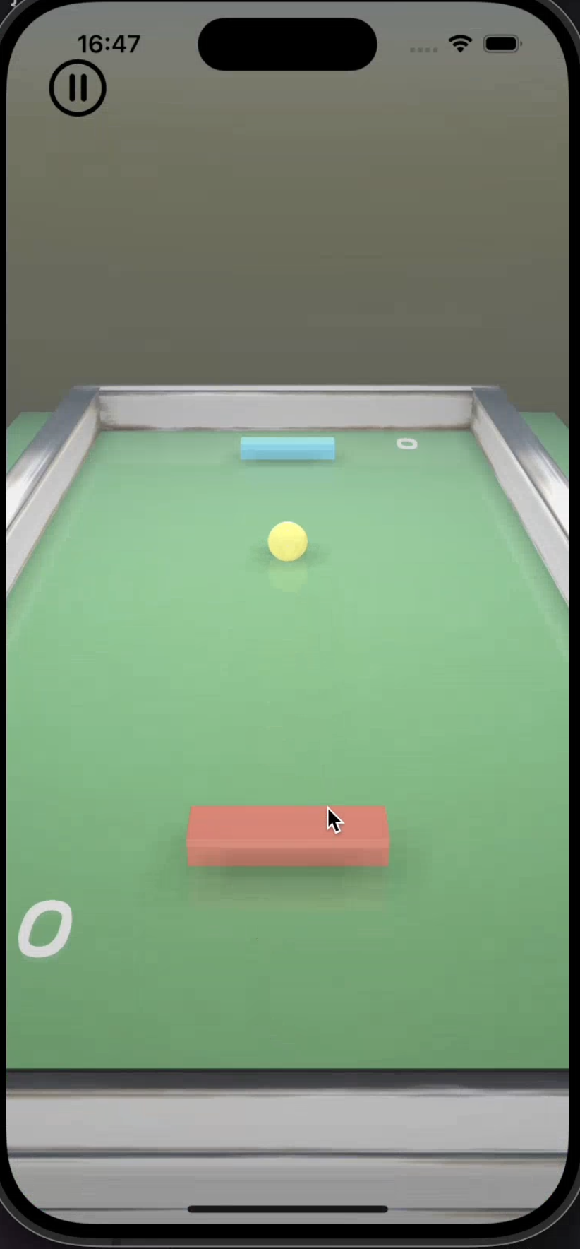 3D Pong Game Screenshot 2